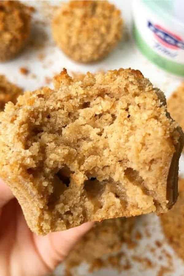 COFFEE CAKE GREEK YOGURT MUFFINS