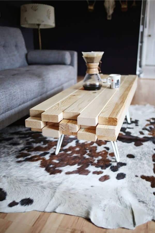 DIY Wooden Coffee Table