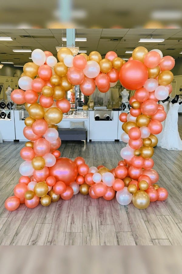 Garment Rack Balloon Backdrop