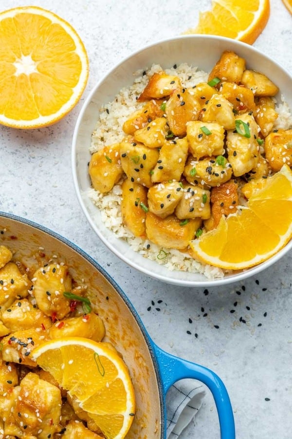 ORANGE CHICKEN SKILLET