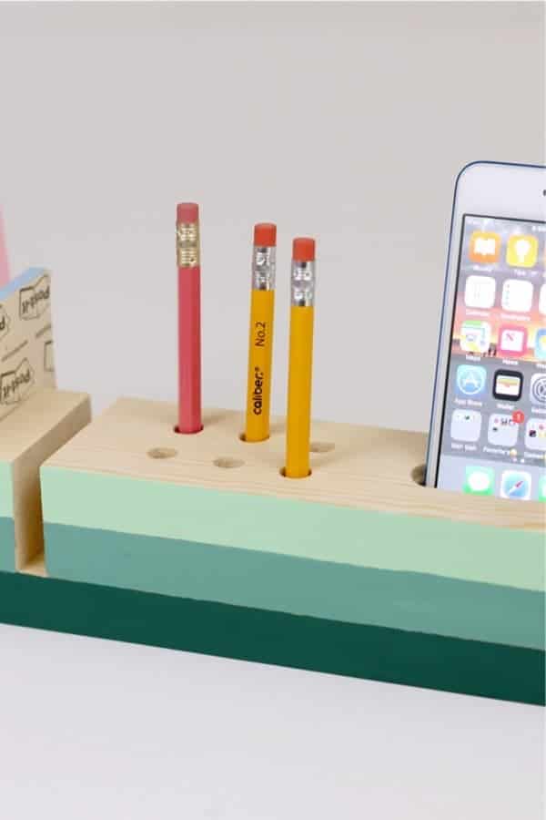 Desk Organizer From Single Board