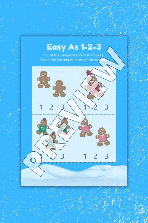 1-2-3 Counting Worksheet