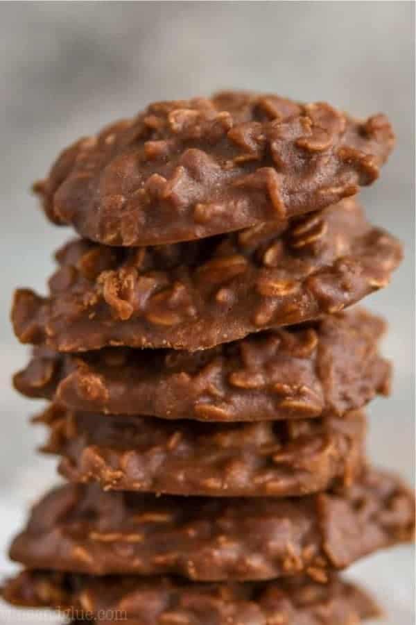 Chocolate Peanut Butter No Bake Cookies