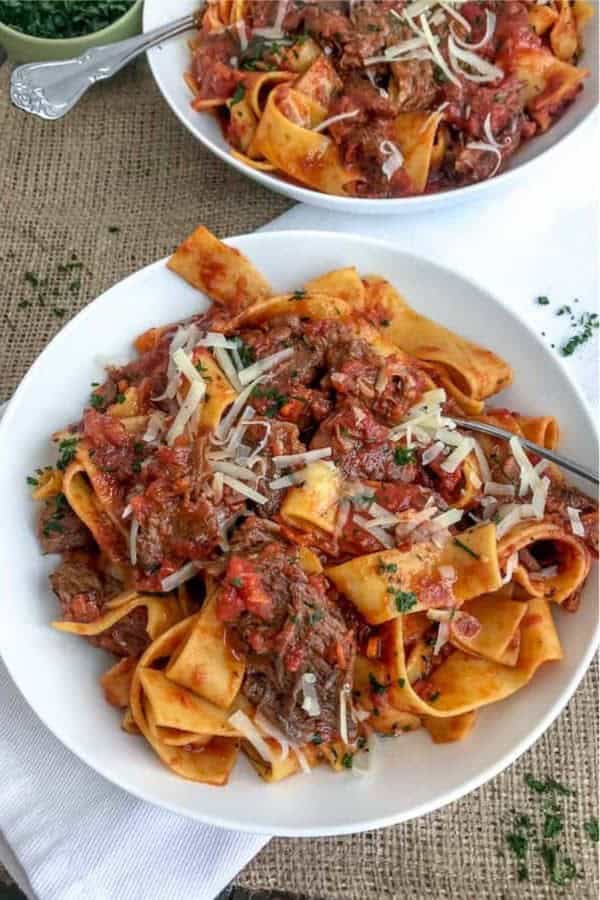 Instant Pot Beef Ragu Pappardelle