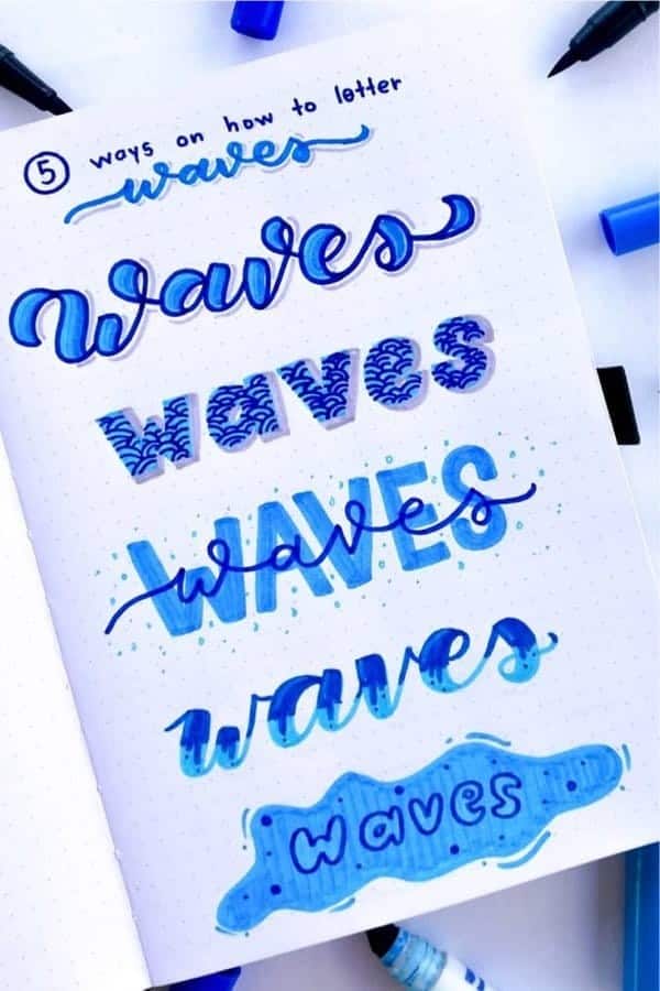 How To Letter Waves