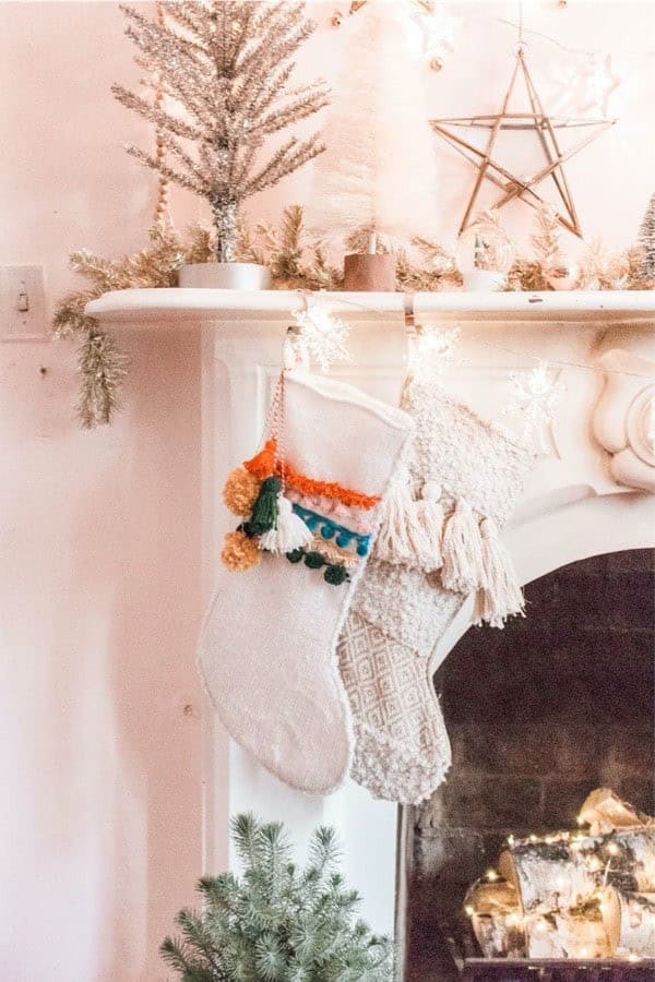 Boho Christmas Stocking