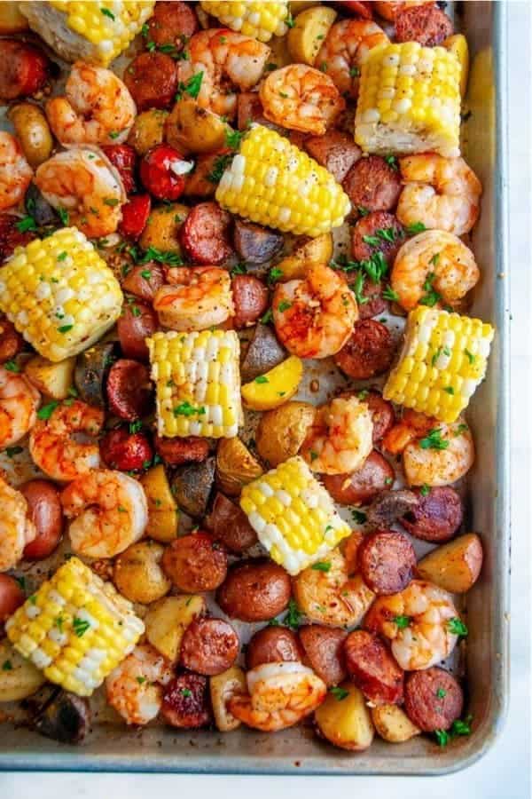 Sheet Pan Shrimp Boil