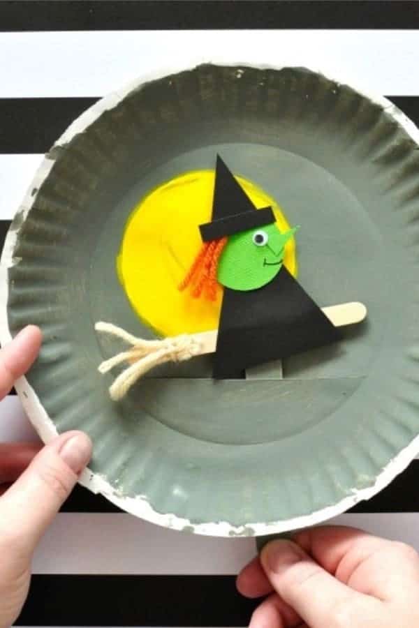 Paper Plate Halloween Craft