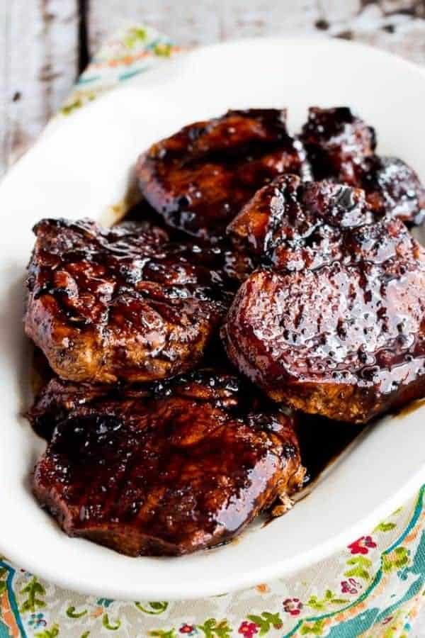 BALSAMIC GLAZED PORK CHOPS