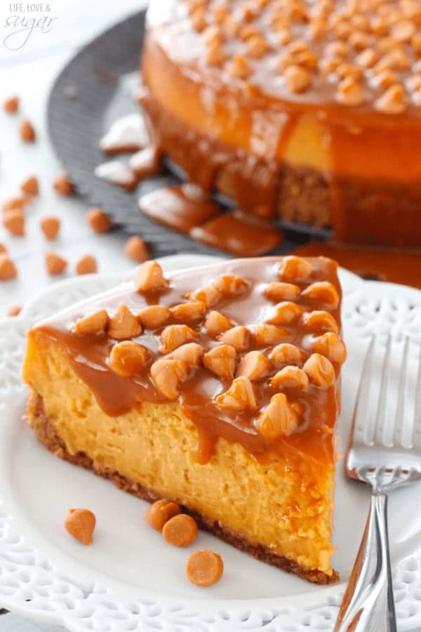 Loaded Butterscotch Cheesecake