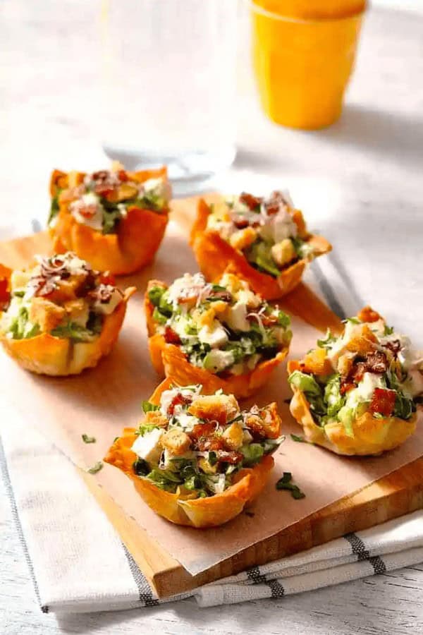 Caesar Salad Cups