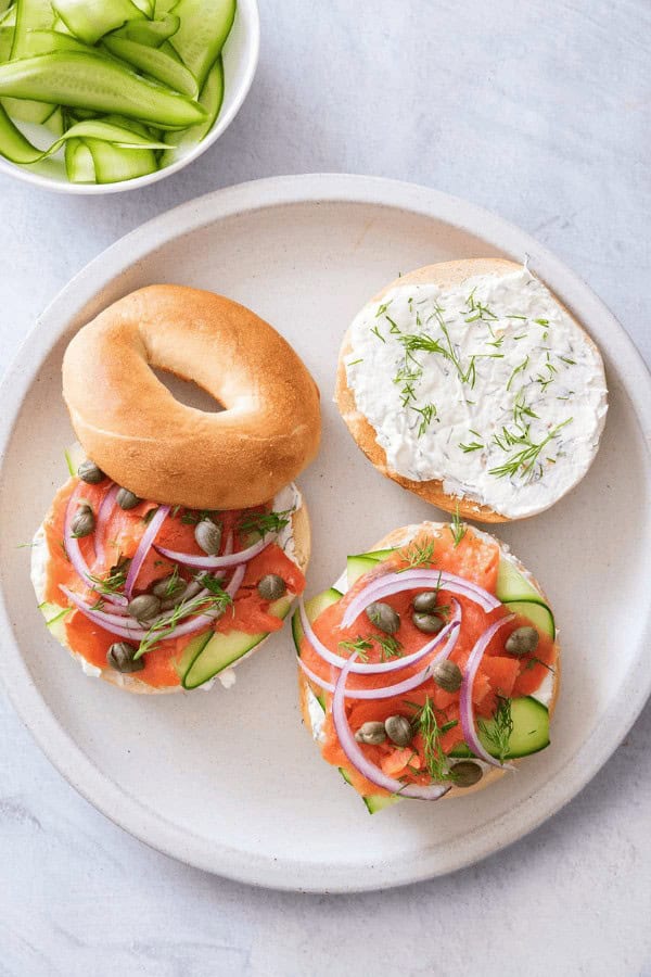 Smoked Salmon Bagels