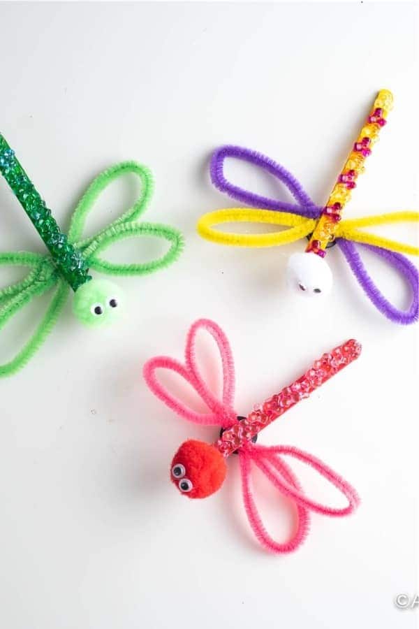 Easy Dragonfly Magnet Kids Craft