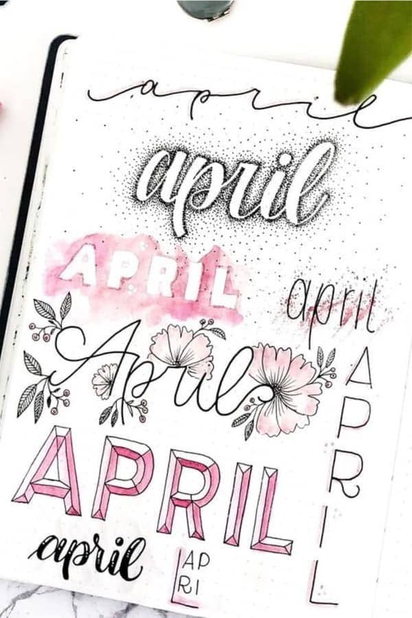 Cute April Header Inspiration