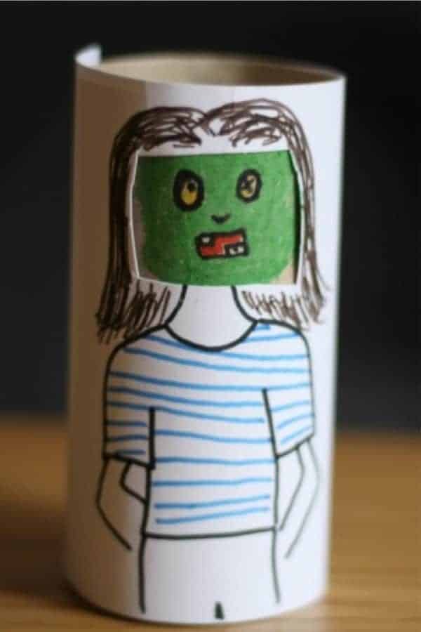 Easy Zombie Craft for Kids