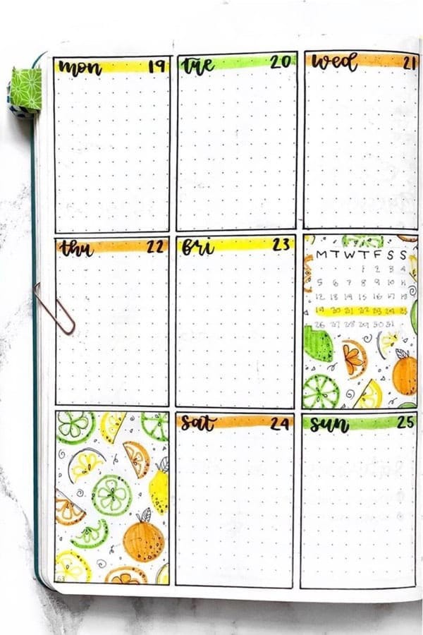 Summery Weekly Log