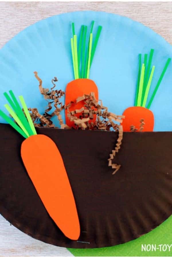 Carrots in the Garden Craft for Kids