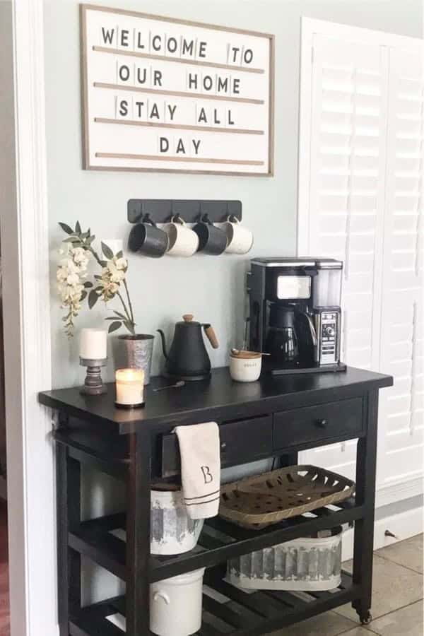 Rolling Coffee Station