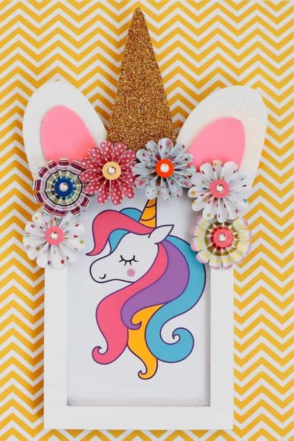 Unicorn Frame DIY Craft Tutorial