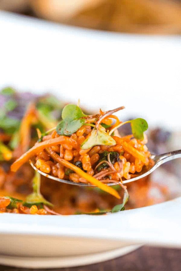 Saessak Bibimbap with Microgreens