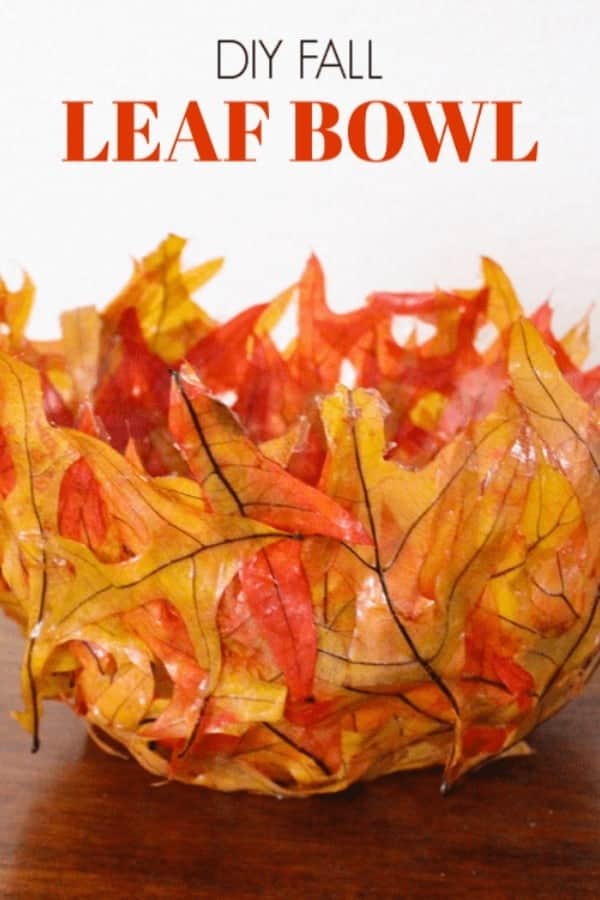 DIY LEAF BOWL