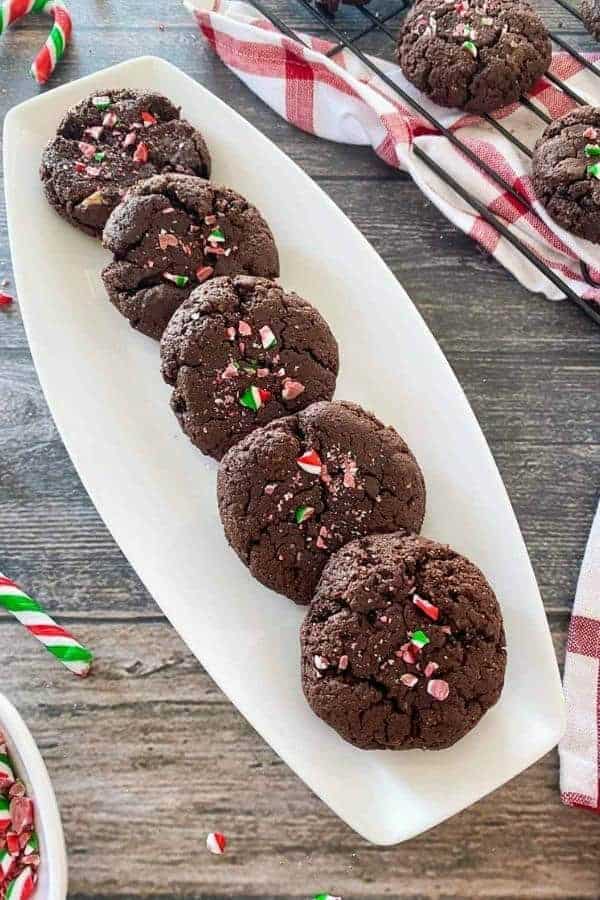 BROWNIE PEPPERMINT COOKIES