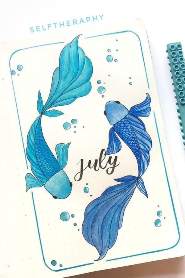 Blue Monthly Cover