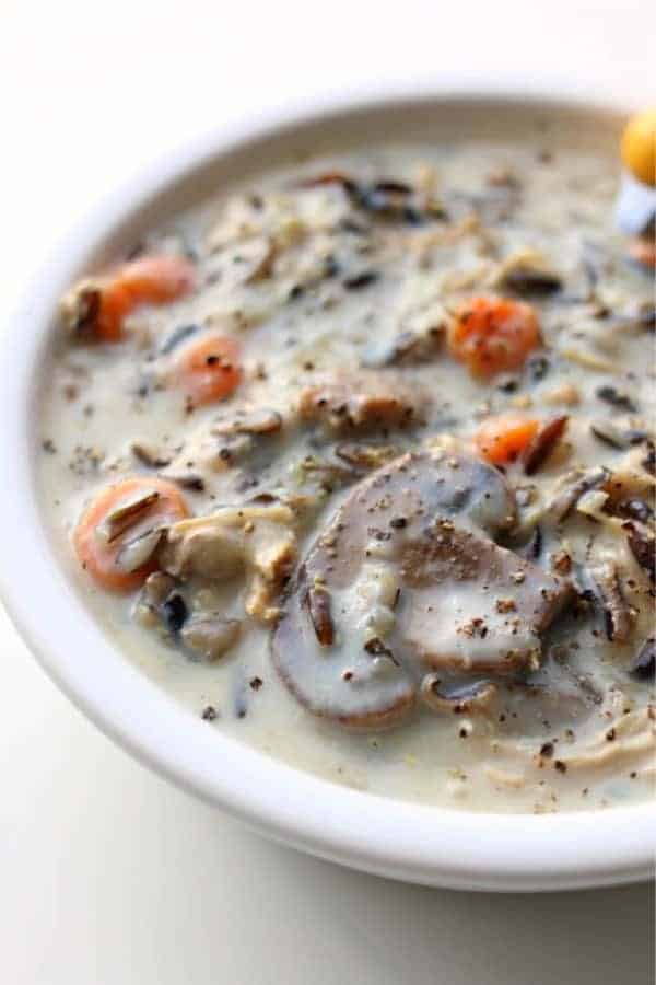 Chicken Mushroom Wild Rice Soup