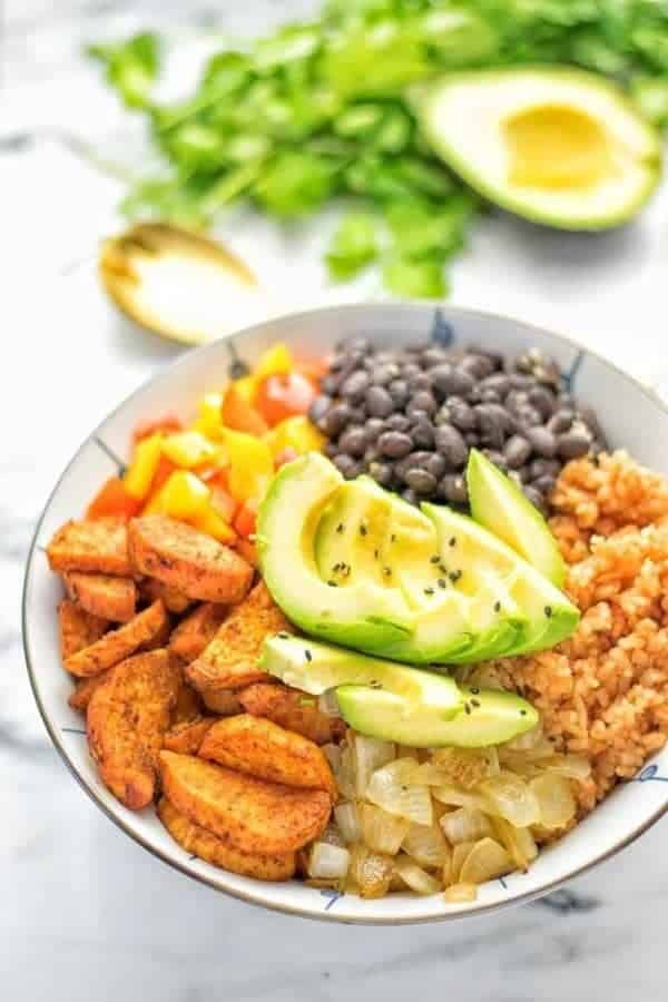 CAJUN SWEET POTATO RICE BOWL