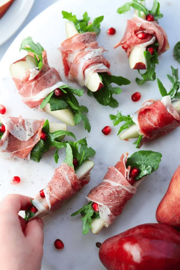 Prosciutto-Wrapped Pears