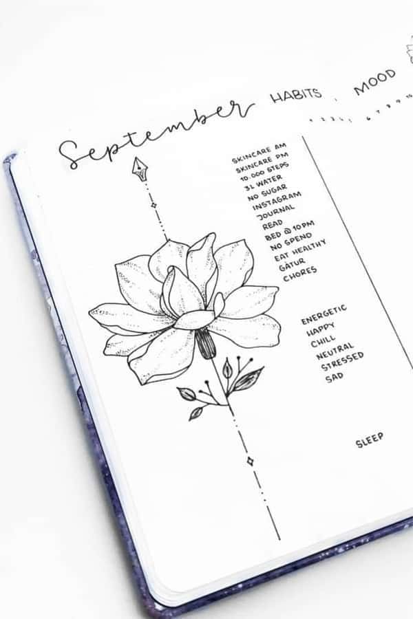 Floral September Tracker