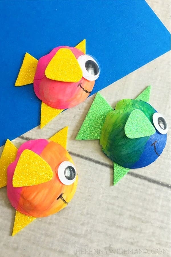 Cute Seashell Fish Craft