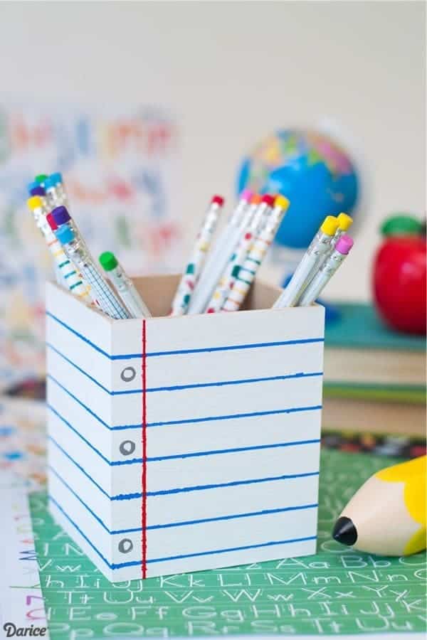 Back To School Kids Pencil Holder