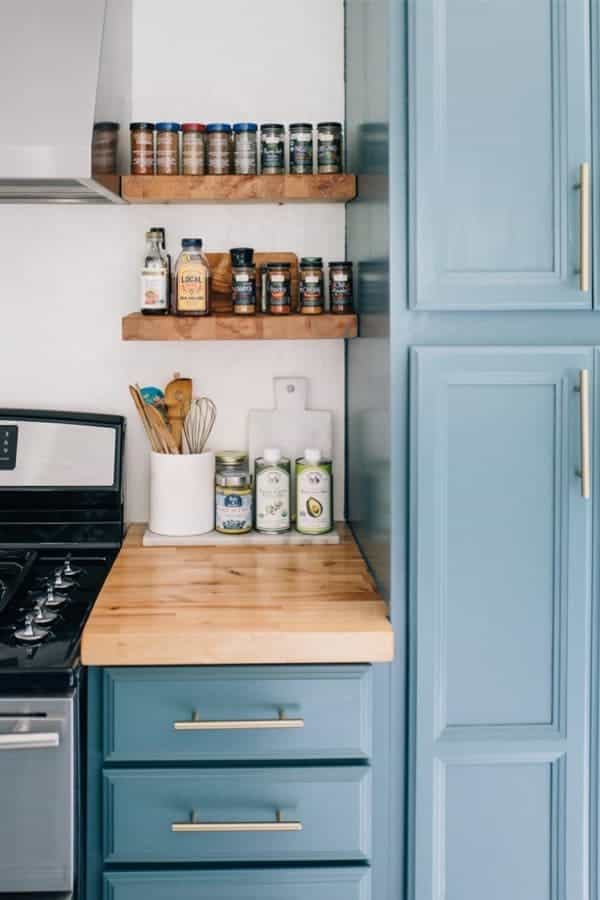 Floating Shelf Spice Rack