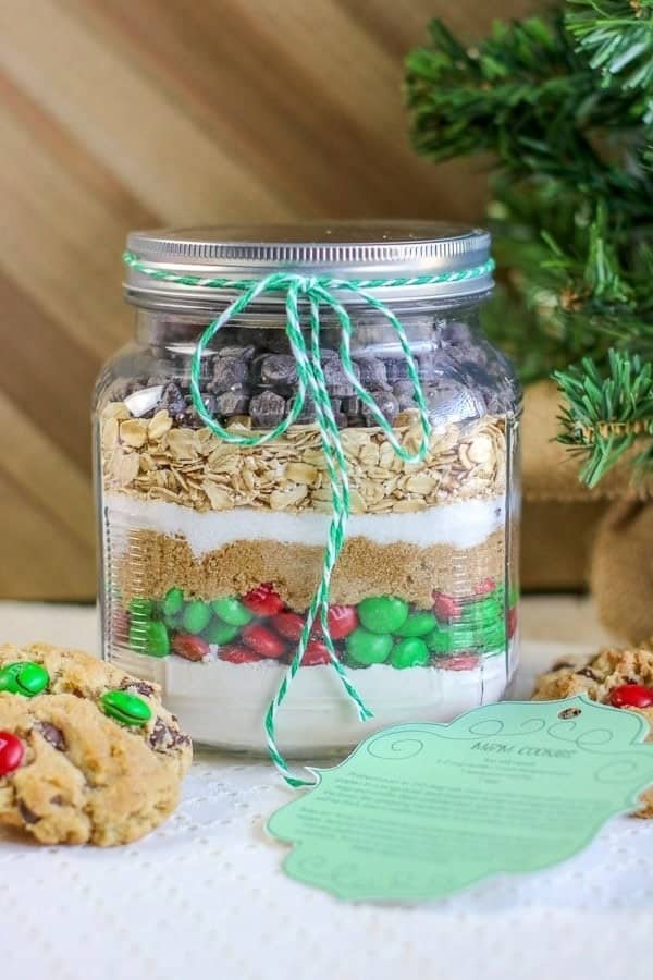 M&M COOKIE MIX IN A JAR