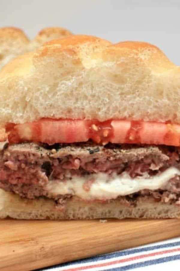 BOURSIN STUFFED CHEESEBURGERS