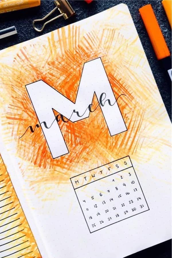 Orange Monthly Cover