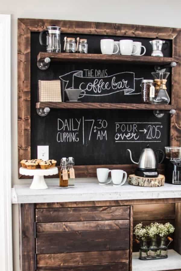 RUSTIC COFFEE STATION