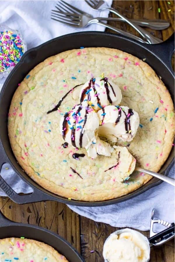 Funfetti Skillet Cookie