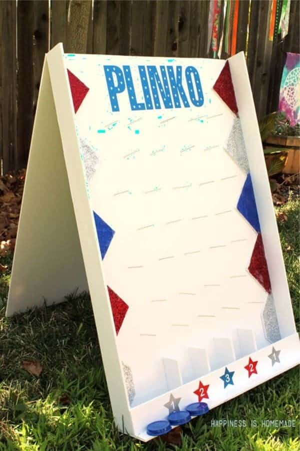 DIY Backyard Plinko Party Game