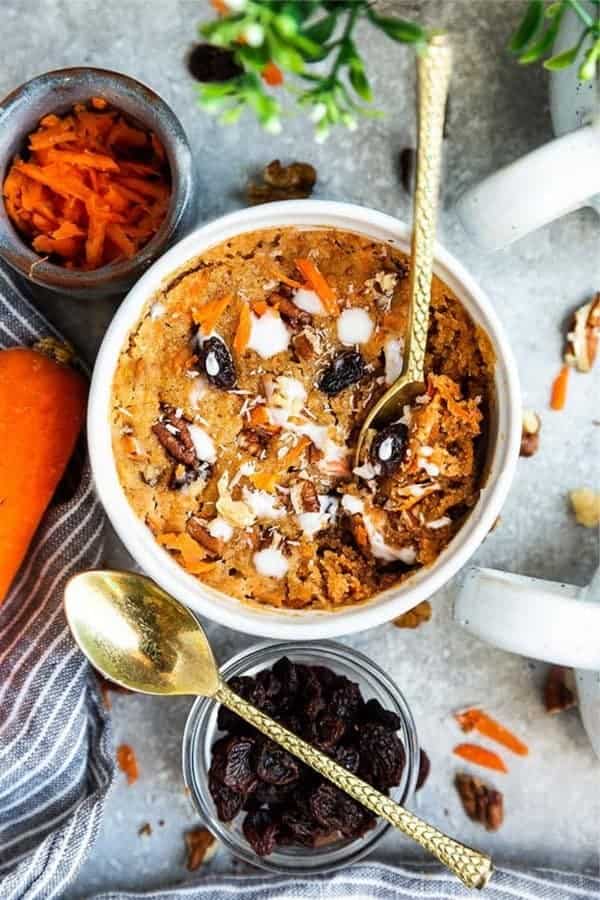 Carrot Mug Cake Recipe