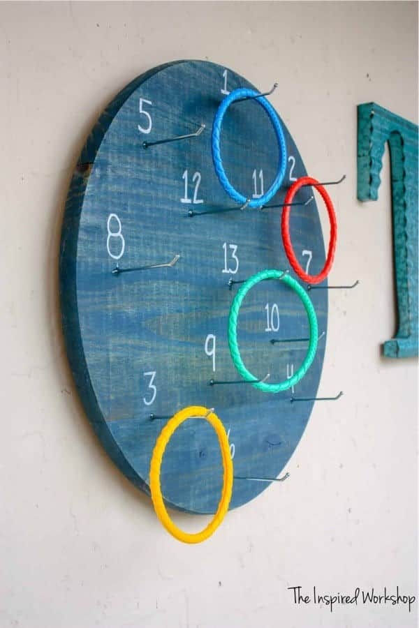 DIY Ring Toss Backyard Game