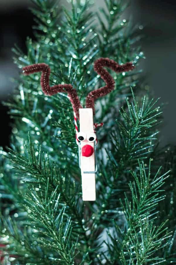 Clothespin Ornament