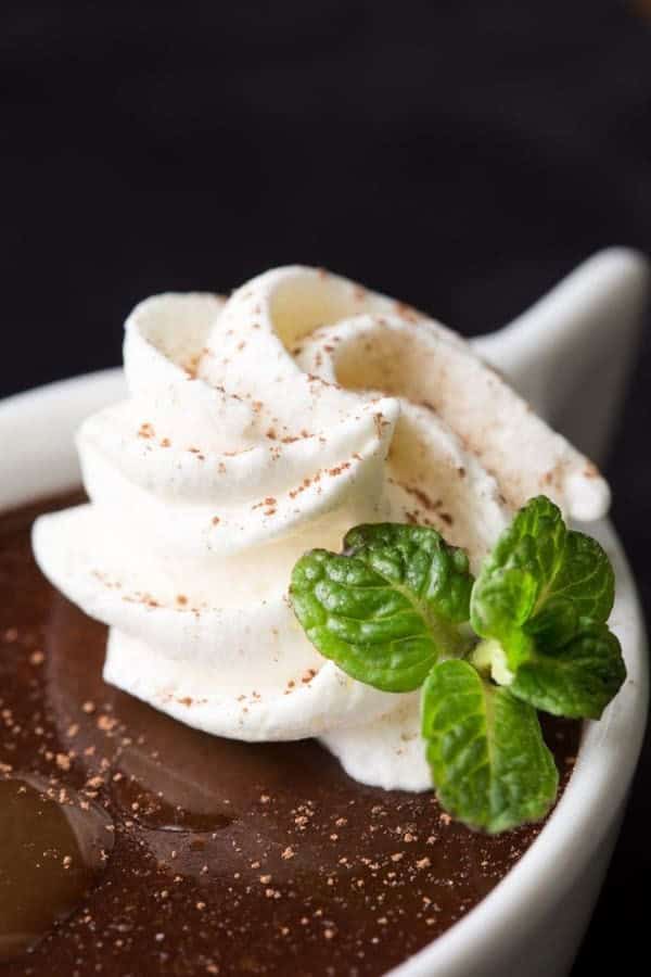 BLENDER CHOCOLATE POTS DE CREME