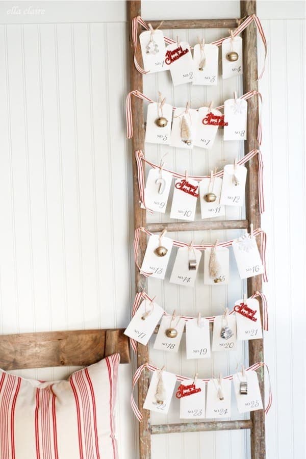 Free Printable Vintage Christmas Advent Calendar