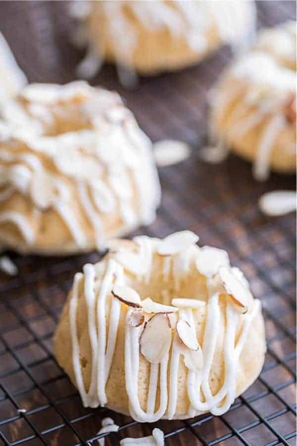 Mini Almond Bundt Cakes