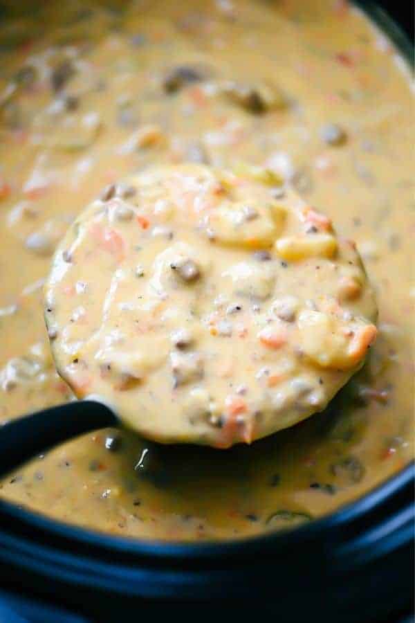 CHEESEBURGER SOUP