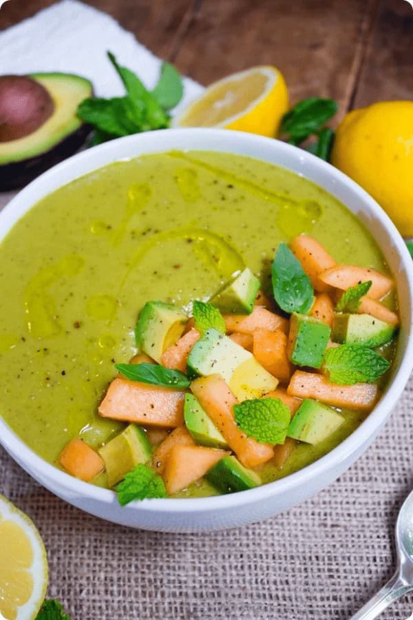 Cantaloupe And Avocado Soup