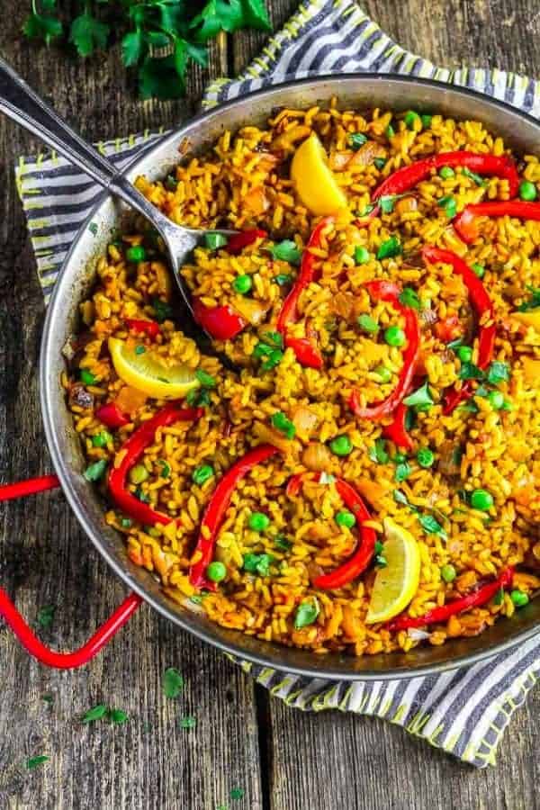 SPANISH VEGAN PAELLA