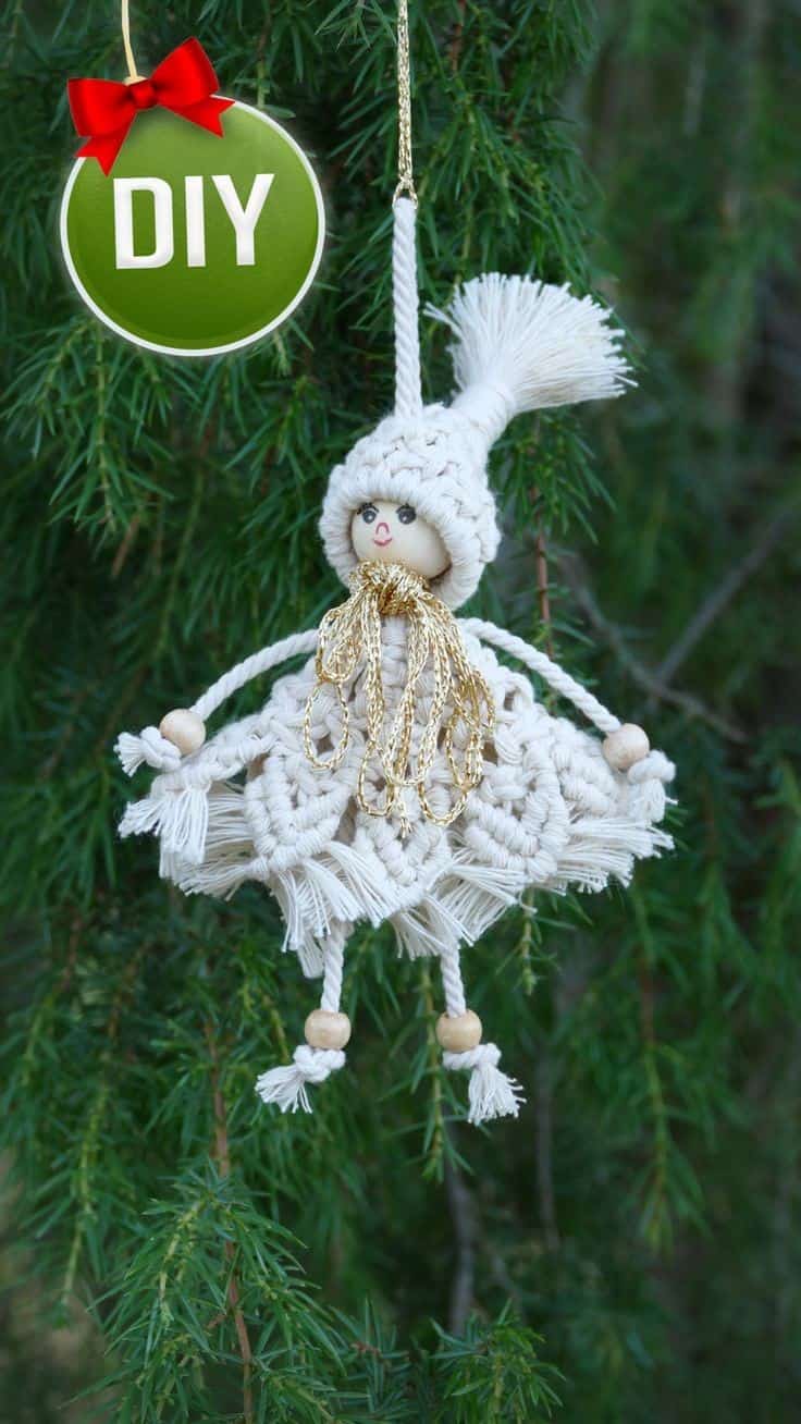 DIY MACRAME FAIRY PRINCESS GNOME